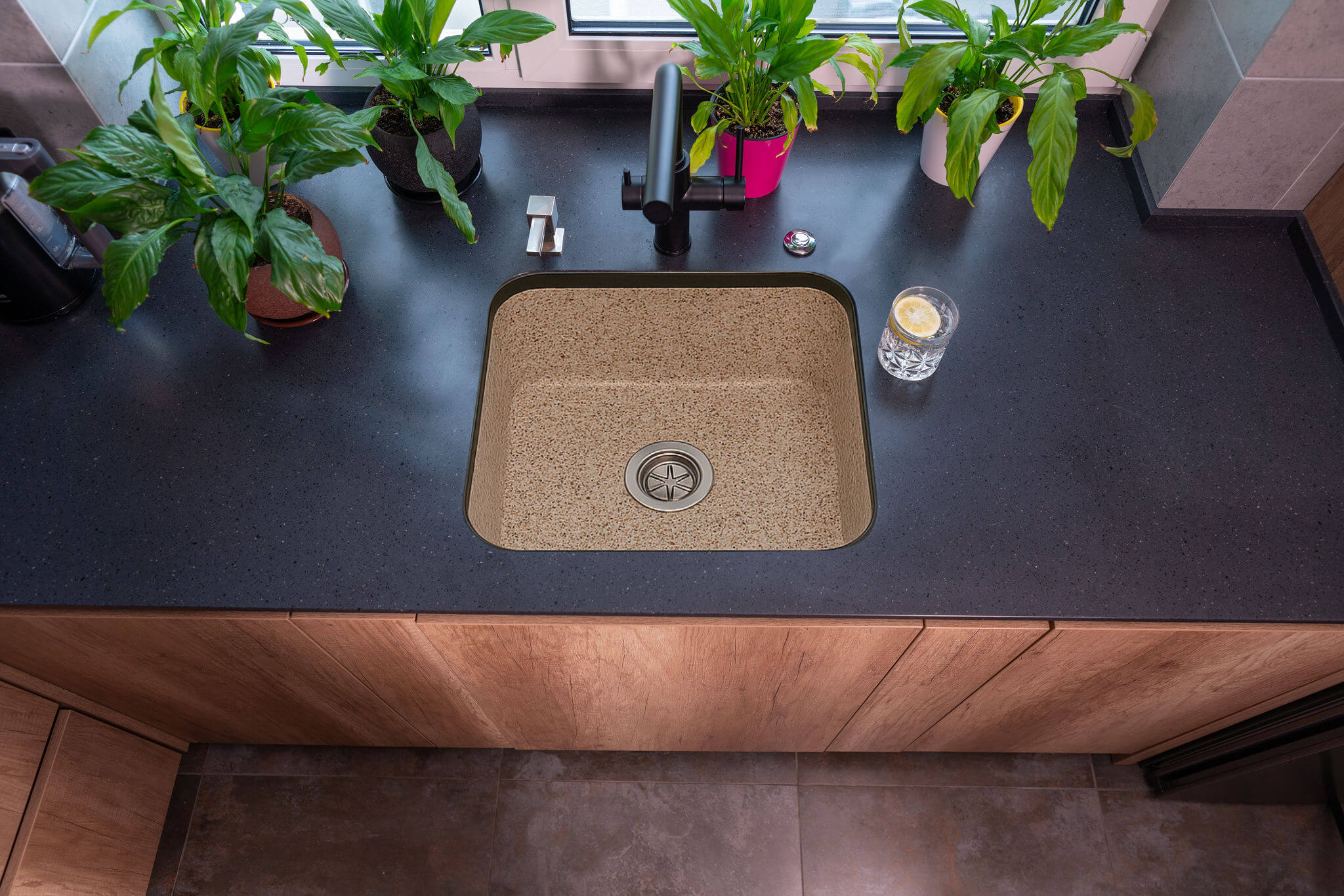 Sink Color Brown Beige